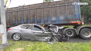 花蓮台9線聯結車暴衝逆向猛撞　壓毀2車4人傷