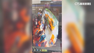 疑不滿千萬標案失利！　得標園藝公司遭工程車猛撞