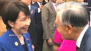 林信義.高市早苗見面了　稱呼「台灣總統府資政」