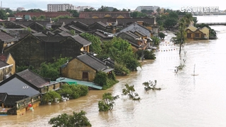越南中部豪雨　世界遺產「會安古鎮」積水成災