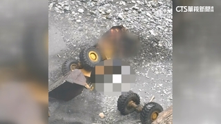 清除中橫落石　推土機墜百米溪谷起火駕駛亡