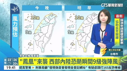 颱風及其外圍環流影響 局部豪大雨 沿海離島風強浪大