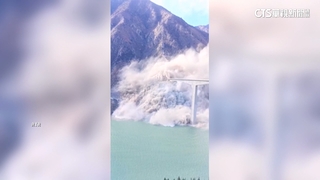 建成不到10個月　中國四川紅旗橋驚傳坍塌