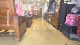 蘇澳豪雨引發土石流　家園全毀.居民神情無奈