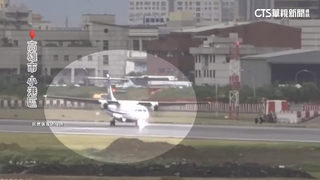 高雄雨勢緩但「風勢強」　飛機降落被吹到「明顯搖擺」