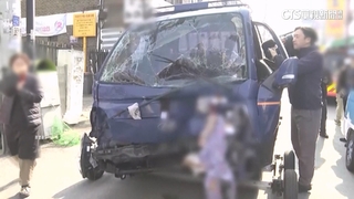 南韓傳統市場貨車暴衝150公尺　致2死19傷