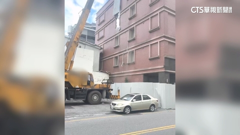 【台語新聞】旅館拆除作業遭怨「碎石砸向鄰戶」　工程員澄清