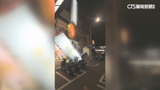 不敵9級陣風！　飲料店招牌遭吹落　店員：聲音很大