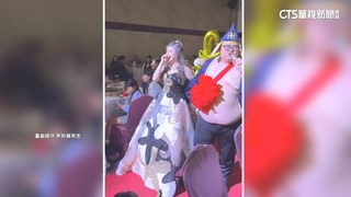 豬八戒娶親！　新人婚禮大玩創意　神還原西遊記角色