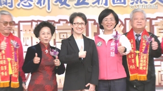 蕭美琴新北.台中.竹縣輔選　蘇巧慧讚：非常加分