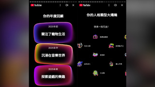 YouTube首推年度回顧　總結年度頻道、觀看習慣及人格類型