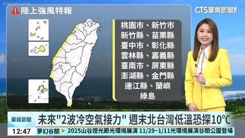 把握今好天氣! 明起東北季風增強 北.東北部轉涼