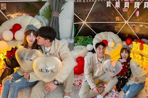 陳晨威求婚成功! 告白啦啦隊女孩「啾啾」:因為有你才變成我們