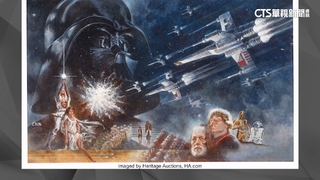 「星際大戰」初版海報原畫1.2億台幣拍出　創系列紀錄