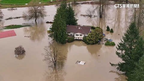華盛頓州暴雨引發破紀錄洪災 估10萬人將撤離