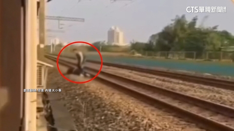離譜! 情侶吵架闖鐵軌「女賭氣倒臥」 列車鳴笛急剎