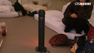 冷！苗栗體感僅10度　露營業者出動電暖爐備戰