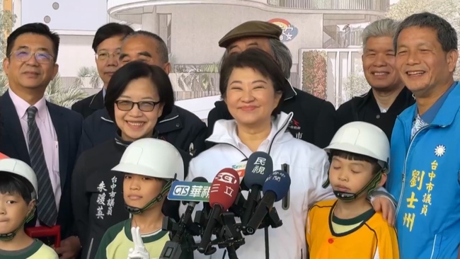 江啟臣宣布參選台中市長　盧秀燕「滿臉笑容」2度回應：很好 | 華視新聞