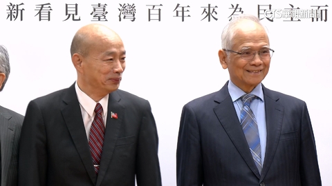 【台語新聞】缺席國政茶敘現身游錫堃新書發表 韓國瑜:一定要來