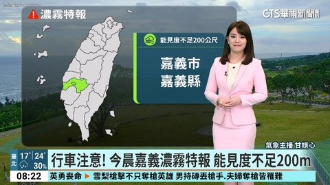 東北季風稍增強 今下半天桃園以北.東部轉雨