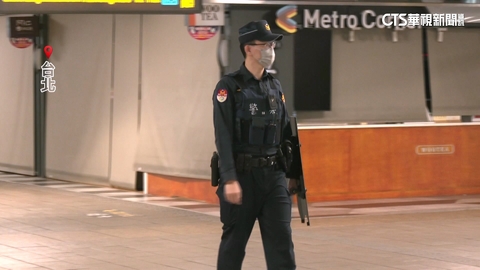 台北鬧區昨晚隨機攻擊後 全台車站警方戒備