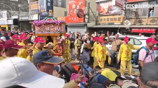 「後龍山邊媽」首跨曾文溪台南永康遶境　近萬信眾跟隨