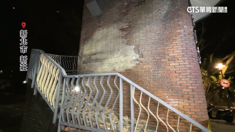 7.0強震雙北有感!住宅.天橋磁磚掉 宏匯廣場馬路現裂痕