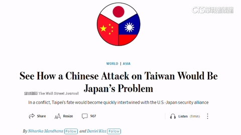 中突發動圍台軍演　國際媒體分析目標.背景