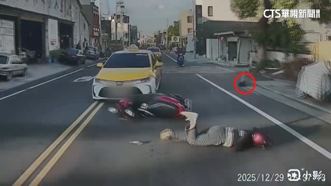 黑貓竄馬路！　騎士慘摔重傷　里長呼籲善用收容中心