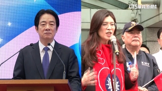 總統府元旦升旗典禮　賴清德同框鄭麗文「零互動」