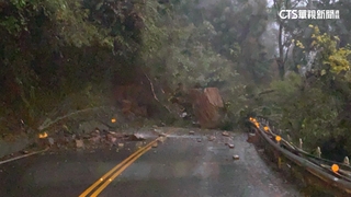 台7甲中橫宜蘭支線35.9K坍方　緊急封路管制