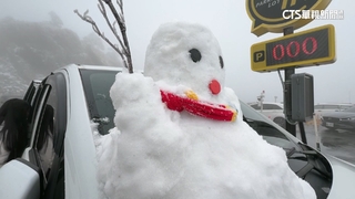2026年初雪！　合歡山武嶺銀白世界　遊客請假追雪