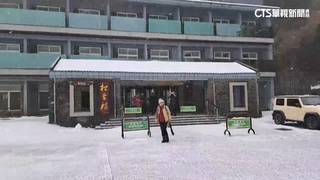 合歡山.阿里山雪花紛飛　畫面像電影場景美翻