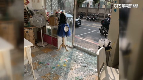 工作坊玻璃門爆裂碎一地　幸未營業無人受傷