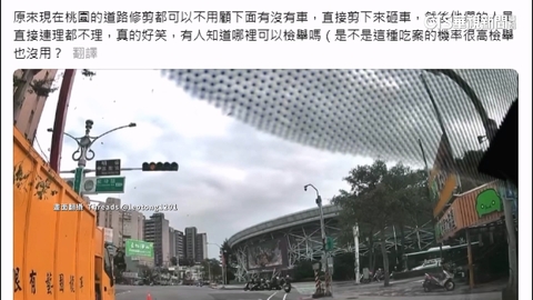 公安出問題？　駕駛等紅燈　愛車被「天降樹枝」擊中