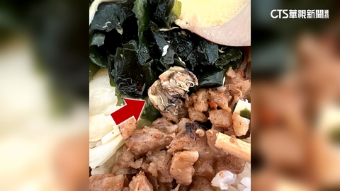 【台語新聞】便當嗑一半驚見檳榔蒂頭！　業者：無嚼食.願負責