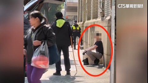 總統府旁亮利器！　嫌與翁爭道爆扭打遭送辦