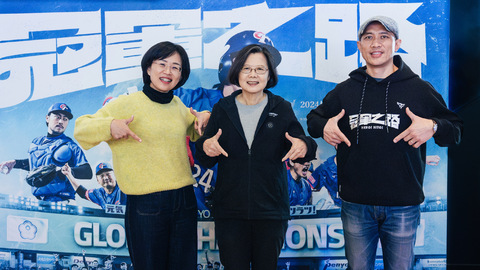 《冠軍之路》票房破4500萬　蔡英文重溫奪冠感動：將成好幾世代台灣人共同記憶