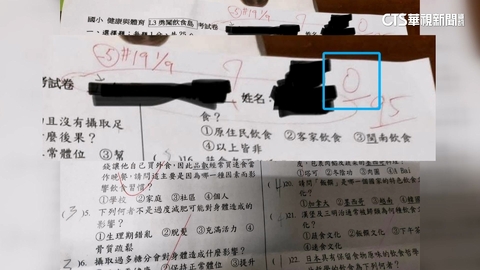 扯！　考卷沒寫名字95分變0分　校方：0是註記非0分