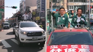 「妃憲之爭」民調對決忙拜票　王世堅.賴瑞隆各助陣