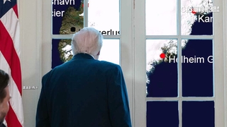 白宮PO川普窗外看格陵蘭後製照　印媒：可能採取行動