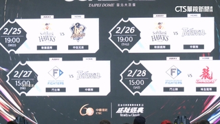 賽程不公平？　WBC官辦熱身賽　台灣對戰日職二軍