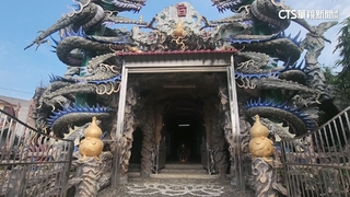 跳脫雕梁畫棟格局　古坑觀音廟宇走「山洞風」