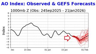 出現「負北極振盪」訊號！北極冷空氣外流　台灣也在影響範圍