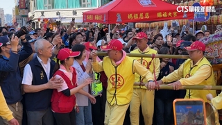 山邊媽祖贊境台中　江.楊.何紛到場迎接　盼媽祖賜福