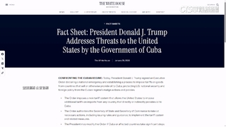 劍指古巴石油供應國　川普宣布緊急狀態.揚言課稅