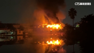 嘉義水上鄉民宅惡火烈焰沖天　「3房陷火海」傳爆炸聲