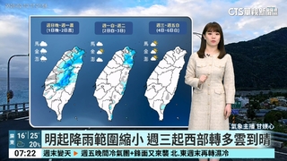 今冷氣團影響各地涼冷　桃園以北.東部水氣仍多