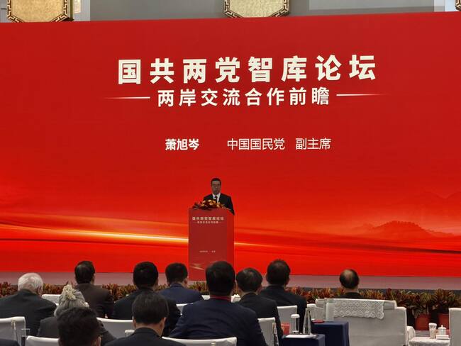 國共智庫論壇喊「兩岸中國人」　蕭旭岑：別讓外國漁翁得利 | 華視新聞