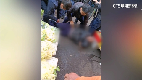 市場攻擊案! 砍警嫌有前科、住後龍 攤商還原經過